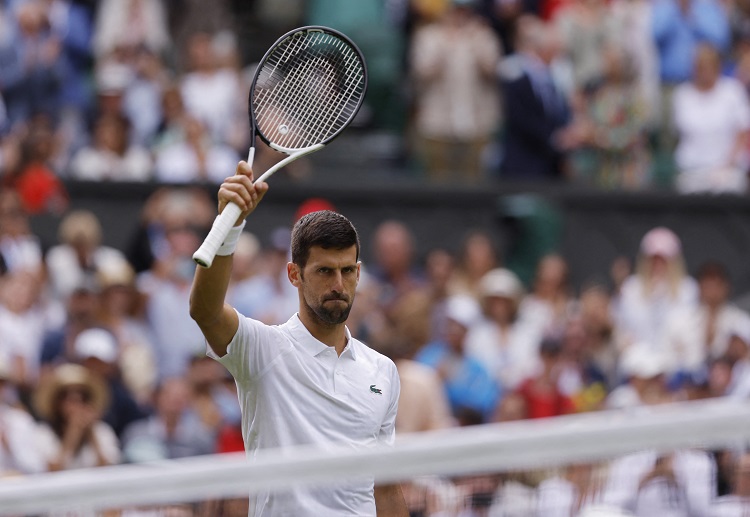 Novak Djokovic claimed a strong start in the Wimbledon first round after a win against Pedro Cachin