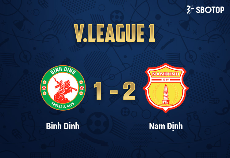 V-League 1: Bình Định vẫn đang đứng cuối ở nhóm trên