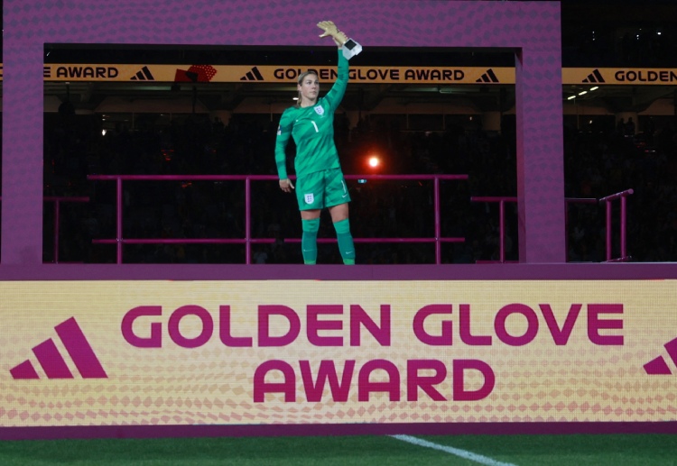 Mary Earps of England has claimed the Golden Glove award in the Women's World Cup against Spain