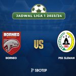 Taruhan Liga 1 Indonesia: Borneo FC vs PSS Sleman