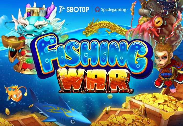 SBOTOP Games: Spadegaming의 Fishing War라는 아케이드 슈팅 게임으로 상품을 배수로 늘리고 더 많이 획득하세요