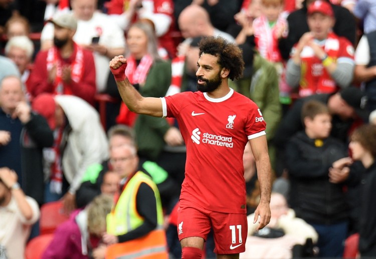 Mohamed Salah has been named MOTM in the Premier League match between Liverpool and West Ham United