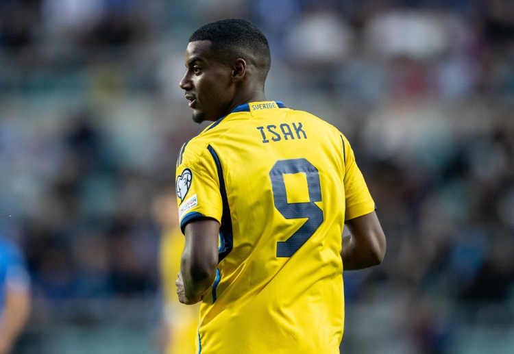 Alexander Isak of Sweden will try to score goals against Austria in Group F in the Euro 2024 qualifiers