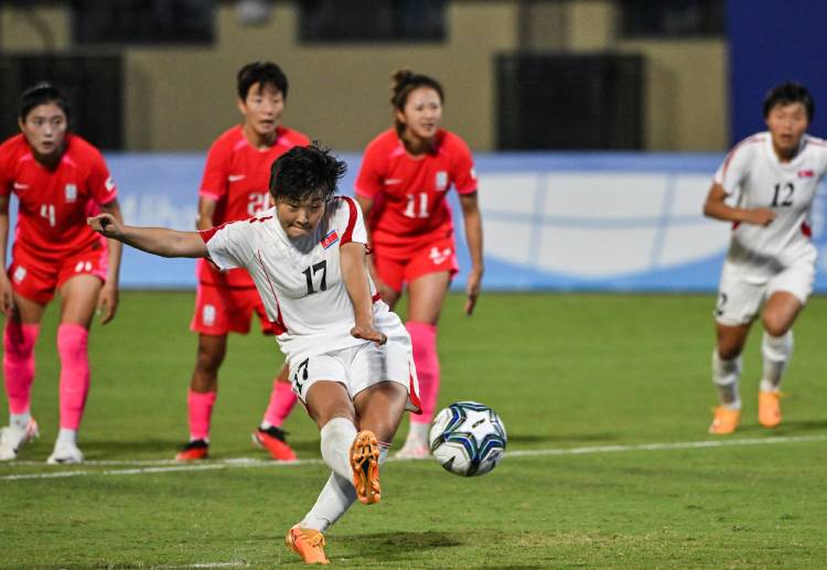 Kim Kyong Yong scored four goals during North Korea’s dominating win over Uzbekistan in Asian Games semifinal