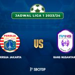 Taruhan Liga 1: Persija Jakarta vs RANS Nusantara FC