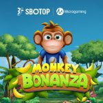 Swing from the trees and enjoy some winnings in the fun-filled SBOTOP’s Monkey Bonanza by MicroGaming