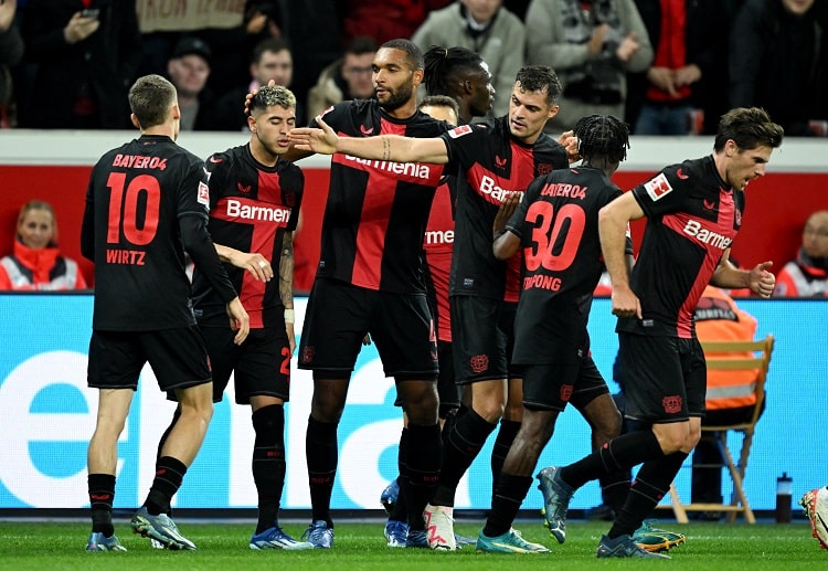 Bayer Leverkusen are currently on top of the Bundesliga table with 25 points