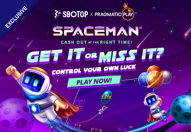 Play, have fun and take some huge wins with SBOTOP's adrenaline-filled game Spaceman