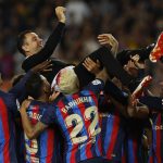 Under Xavi's leadership, Barcelona clinched the La Liga trophy last season in 2022-23