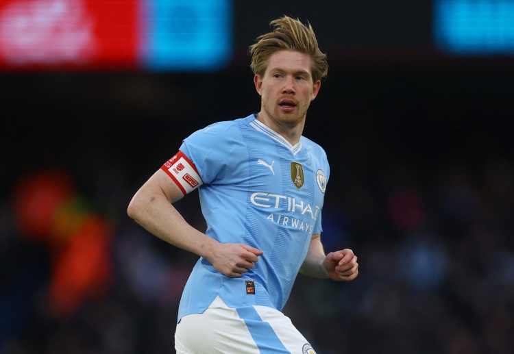 Kevin De Bruyne has joined the squad against Huddersfield in the FA Cup after being sidelined with a hamstring injury