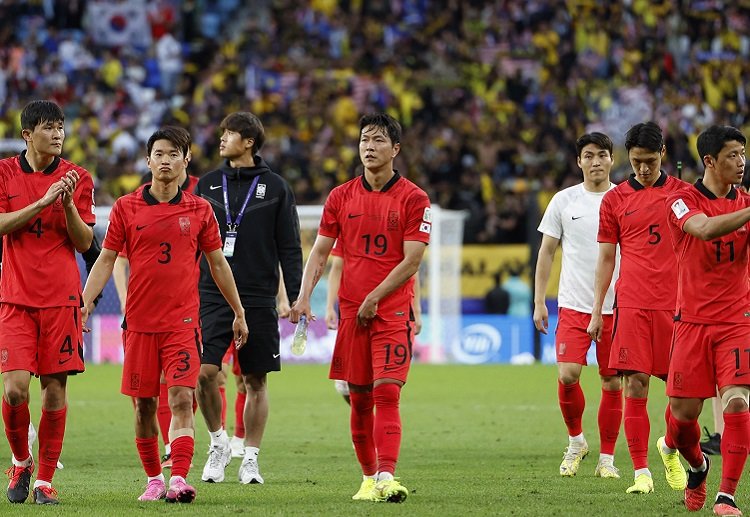 Hàn Quốc chưa thể hiện phong độ tốt tại Asian Cup 2023