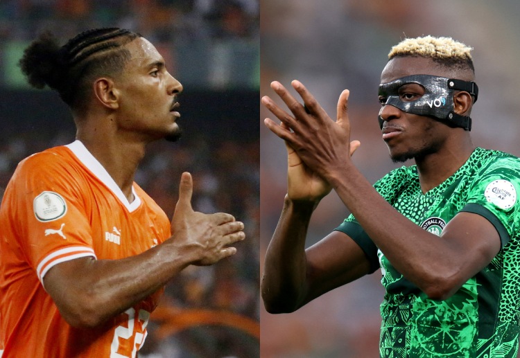Sébastien Haller and Victor Osimhen will face off in the AFCON 2024 Final