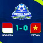 Skor akhir kualifikasi Piala Dunia 2026: Indonesia 1-0 Vietnam