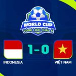 Indonesia vươn lên vị trí thứ 2 bảng F Vòng loại World Cup 2026
