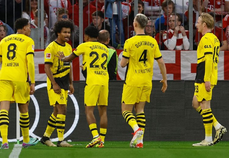 Borussia Dortmund are currently in the fifth place of the Bundesliga table