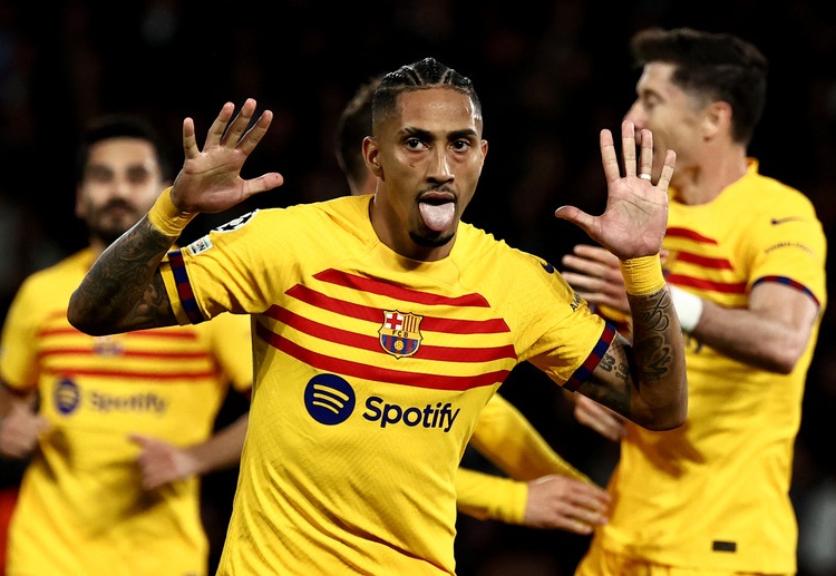 Raphinha hopes for a superb form when Barcelona welcome PSG for their Champions League quarter-final second leg clash
