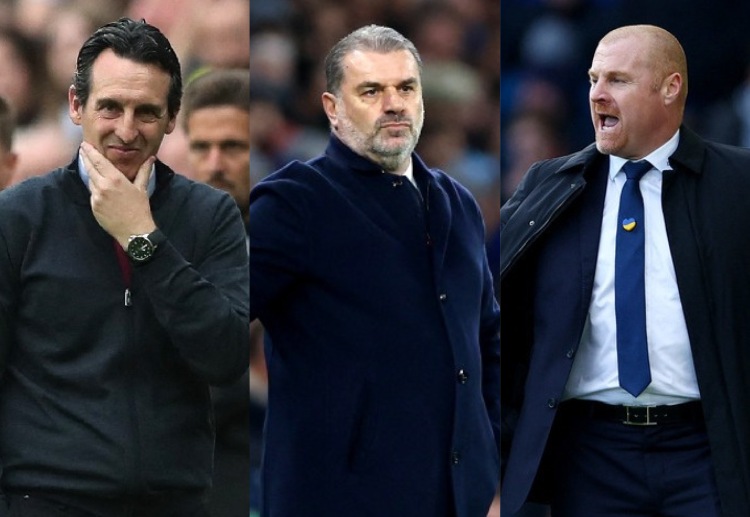 Emery, Postecoglu, and Dyche are among the Premier League managers making headlines in this season.