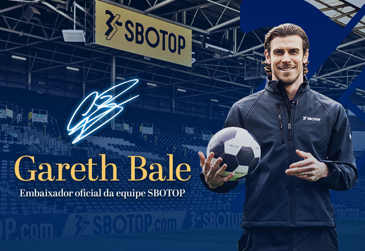 SBOTOP reforça sua marca com o astro do futebol Gareth Bale como novo embaixador da marca na Ásia