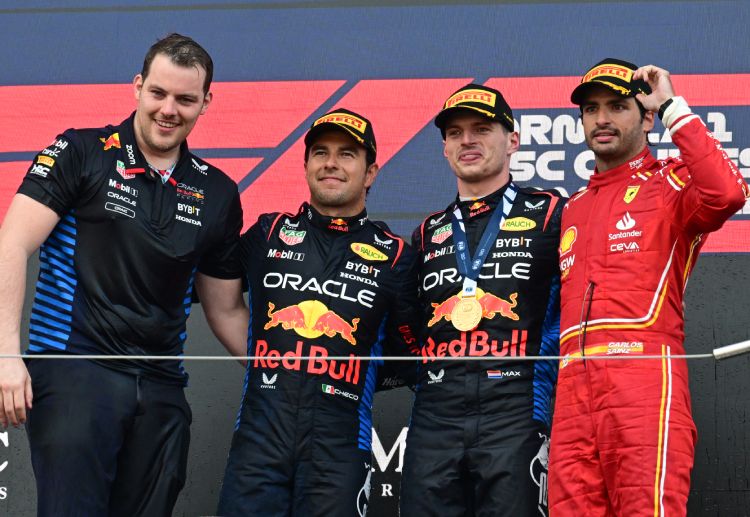Two Red Bull drivers made it to the podium in the Japanese Grand Prix
