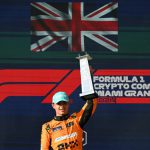 McLaren driver Lando Norris has dominated the Miami Grand Prix to win his first F1 top podium