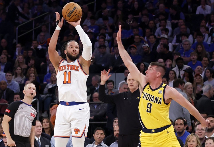 Jalen Brunson scored 43 points for the New York Knicks against the Indiana Pacers in the NBA playoffs