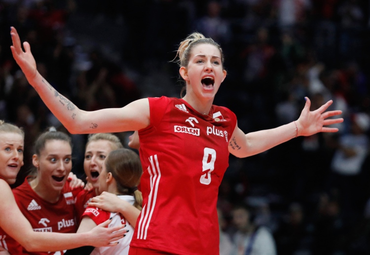 Magdalena Stysiak leading Poland to the top spot of the Women’s Volleyball Nations League standings